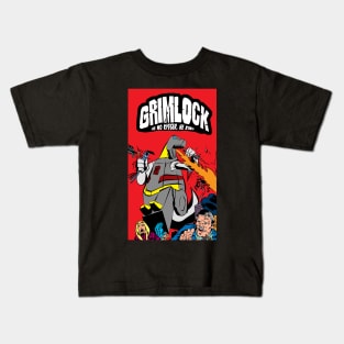 Transformers King Grimlock Godzilla Homage Kids T-Shirt